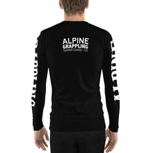 Load image into Gallery viewer, Alpine Grappling Black and White Unisex Rash Guard