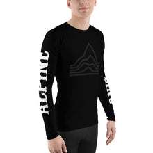 Load image into Gallery viewer, Alpine Grappling Black and White Unisex Rash Guard