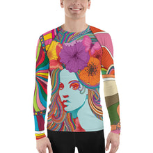 Load image into Gallery viewer, 60's Psychedelic Men's Rash Guard