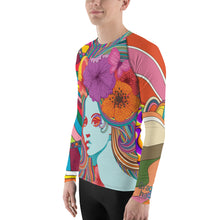 Load image into Gallery viewer, 60's Psychedelic Men's Rash Guard