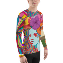 Load image into Gallery viewer, 60's Psychedelic Men's Rash Guard