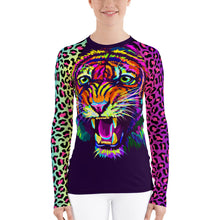 Load image into Gallery viewer, Rainbow Tiger Women's Rash Guard