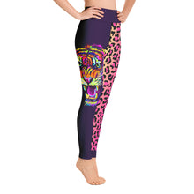 Load image into Gallery viewer, Rainbow Tiger High Waisted Yoga Leggings