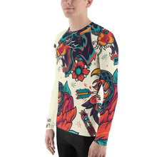 Load image into Gallery viewer, Tattoo Men's Rash Guard | Grapplehappy.com