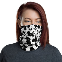 Load image into Gallery viewer, Panda neck gaiter and face mask