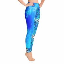 Load image into Gallery viewer, Blue Butterfly Leggings