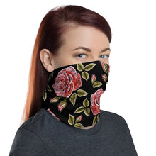 Load image into Gallery viewer, Pink Rose neck gaiter and face mask