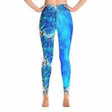 Load image into Gallery viewer, Blue Butterfly Leggings