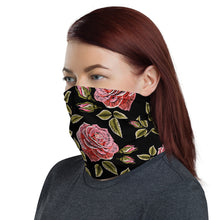 Load image into Gallery viewer, Pink Rose neck gaiter and face mask