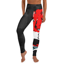 Load image into Gallery viewer, Red Rose Jiu-Jitsu / Yoga Leggings | Grapplehappy.com
