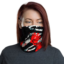 Load image into Gallery viewer, Red Rose neck gaiter and face mask