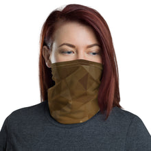 Load image into Gallery viewer, Brown neck gaiter and face mask