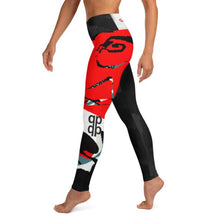 Load image into Gallery viewer, Red Rose Jiu-Jitsu / Yoga Leggings | Grapplehappy.com