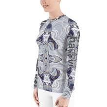 Load image into Gallery viewer, Swirl Women's Rash Guard | Grapplehappy.com