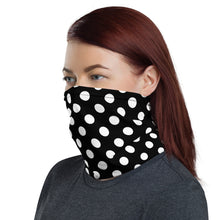 Load image into Gallery viewer, Polka dot neck gaiter and face mask