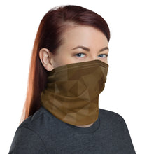Load image into Gallery viewer, Brown neck gaiter and face mask