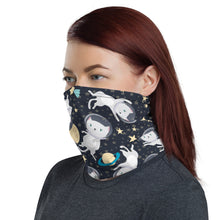 Load image into Gallery viewer, Space Cats neck gaiter and face mask