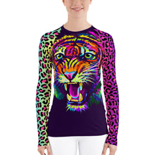 Load image into Gallery viewer, Rainbow Tiger Women&#39;s Rash Guard