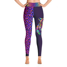 Load image into Gallery viewer, Rainbow Tiger High Waisted Yoga Leggings