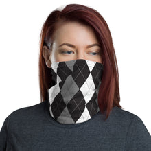 Load image into Gallery viewer, Argyle neck gaiter and face mask
