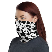 Load image into Gallery viewer, Panda neck gaiter and face mask