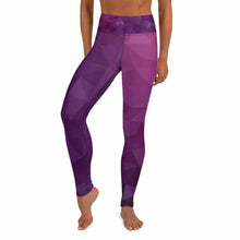 Load image into Gallery viewer, Purple Geometric Jiu-Jitsu / Yoga Leggings | Grapplehappy.com