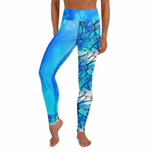 Load image into Gallery viewer, Blue Butterfly Leggings