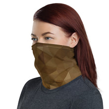 Load image into Gallery viewer, Brown neck gaiter and face mask