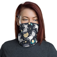 Load image into Gallery viewer, Space Cats neck gaiter and face mask