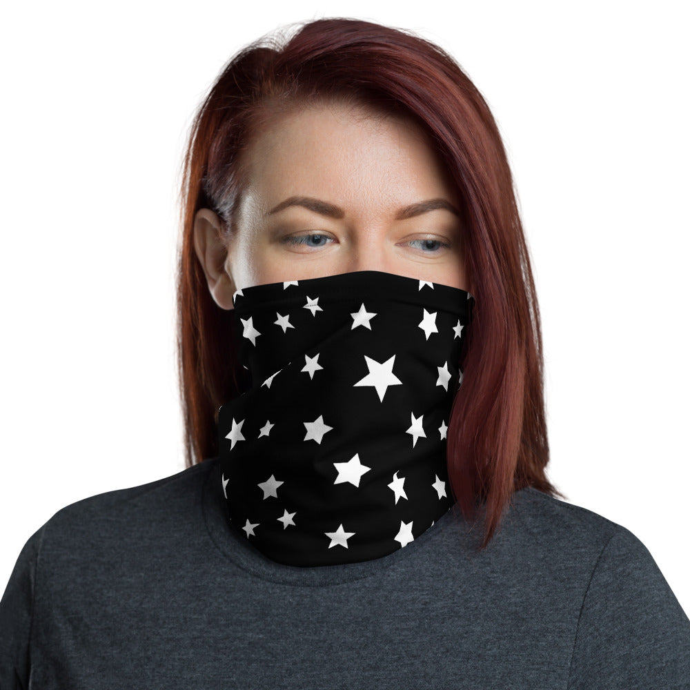 Star neck gaiter and face mask