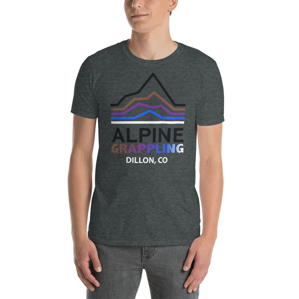 Alpine Grappling Belt Colors Short-Sleeve Unisex T-Shirt