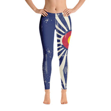 Load image into Gallery viewer, Vintage Rising Sun Low Rise Leggings