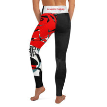 Load image into Gallery viewer, Red Rose Jiu-Jitsu / Yoga Leggings | Grapplehappy.com