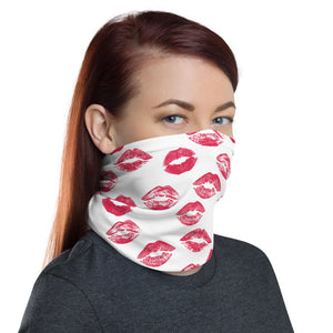 Kiss me  neck gaiter and face mask