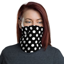 Load image into Gallery viewer, Polka dot neck gaiter and face mask